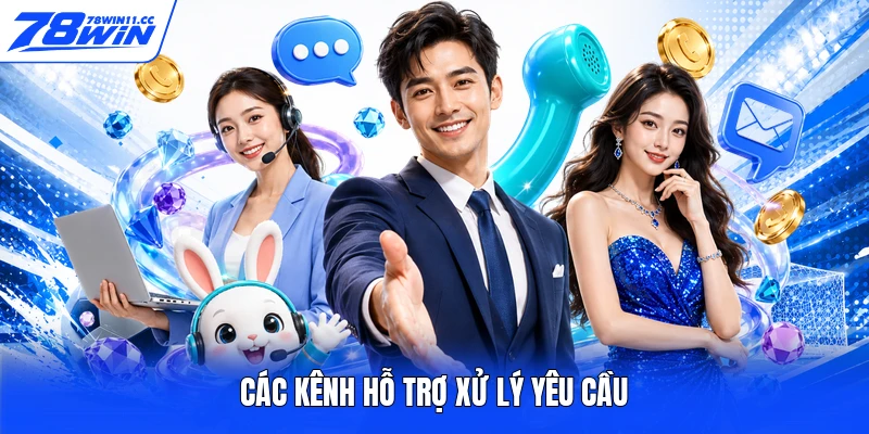 Các kênh hỗ trợ xử lý yêu cầu