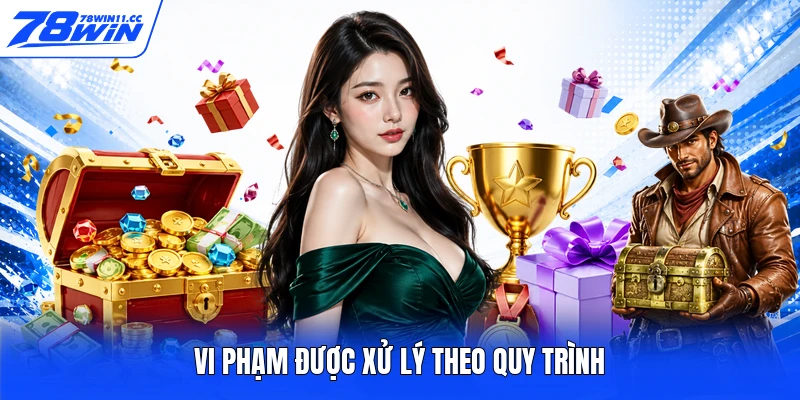 Vi phạm được xử lý theo quy trình